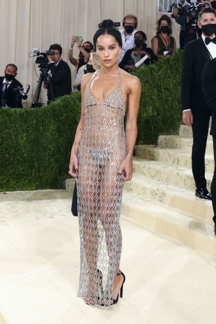 Zoe Kravitz in YSL. Photograph by Taylor Hill/Getty Images